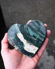 Green Jasper Heart – Brazil