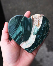 Green Jasper Heart – Brazil