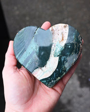 Green Jasper Heart – Brazil
