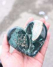 Green Jasper Heart – Brazil