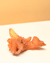 Fire Hematite Quartz Cluster 4inch