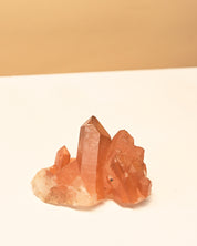 Fire Hematite Quartz Cluster 4inch
