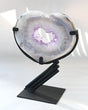 Amethyst Crystal Geode Heart on Stand 2.8lbs