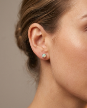 Sterling Silver Opal Earrings