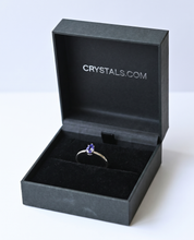 Tanzanite Ring in Crystals.com box angle 4