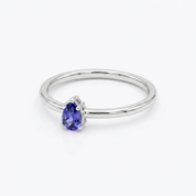 Tanzanite Ring sterling silver