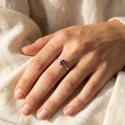 Amethyst Ring on hand