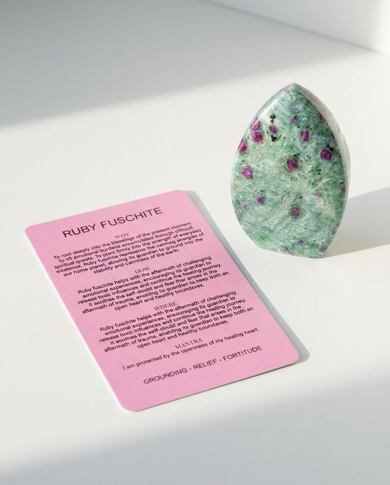 Ruby Fuchsite Flame
