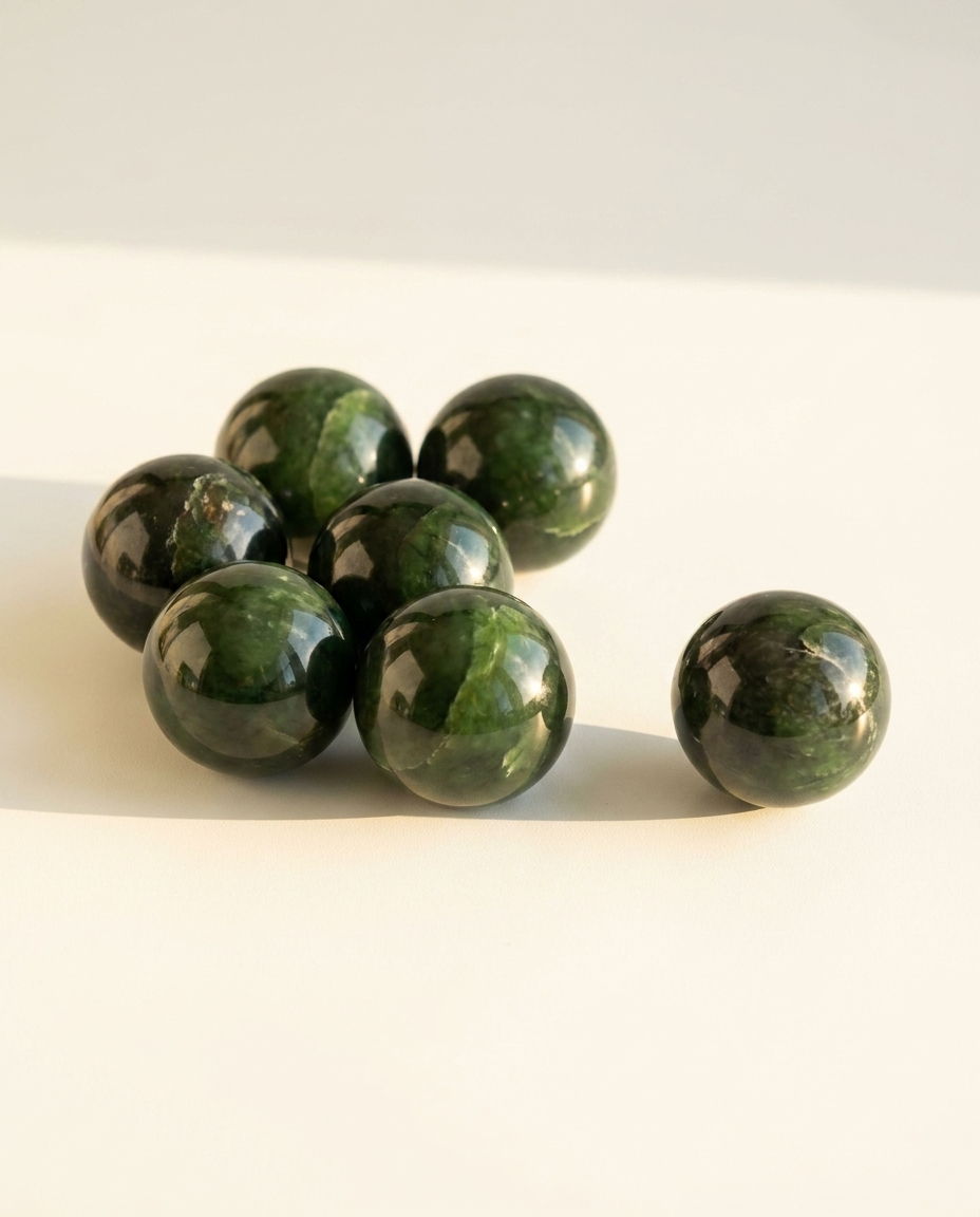 Jade Nephrite Sphere