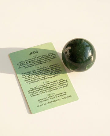 Jade Nephrite Sphere
