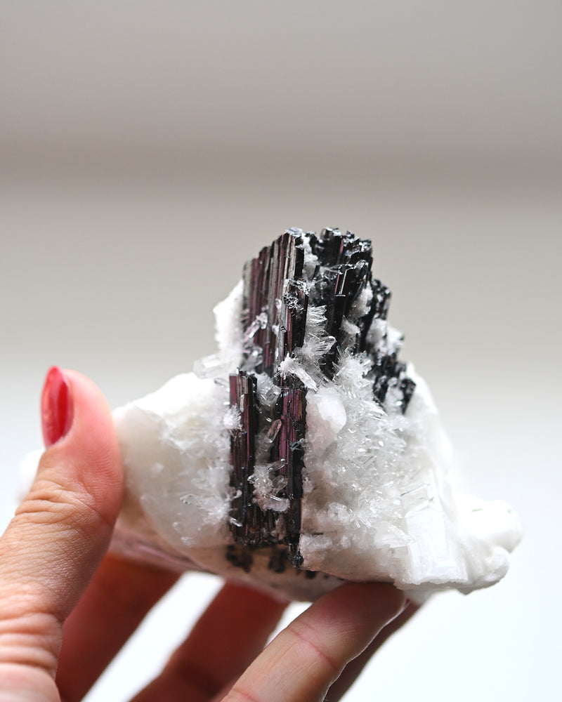 Hubnerite with Quartz