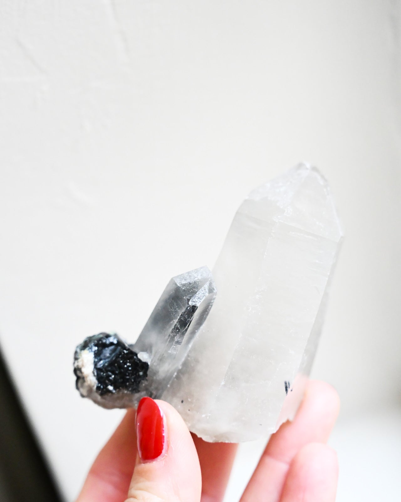 Hyalite Feldspar Fluorite Smoky Quartz Schorl Cluster