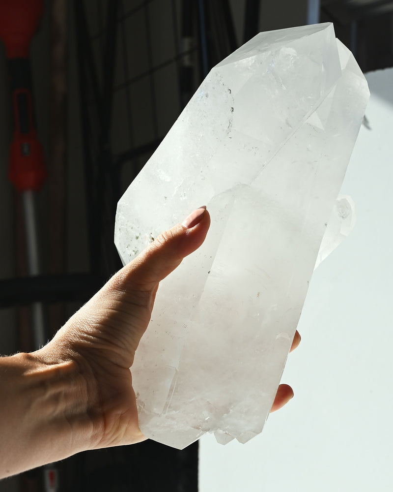 Statement Self-Healed Clear Quartz Cluster 8.3 lbs