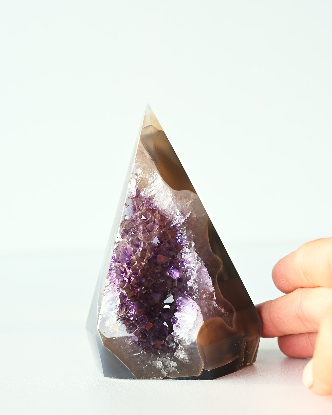 Amethyst Pyramid 398g
