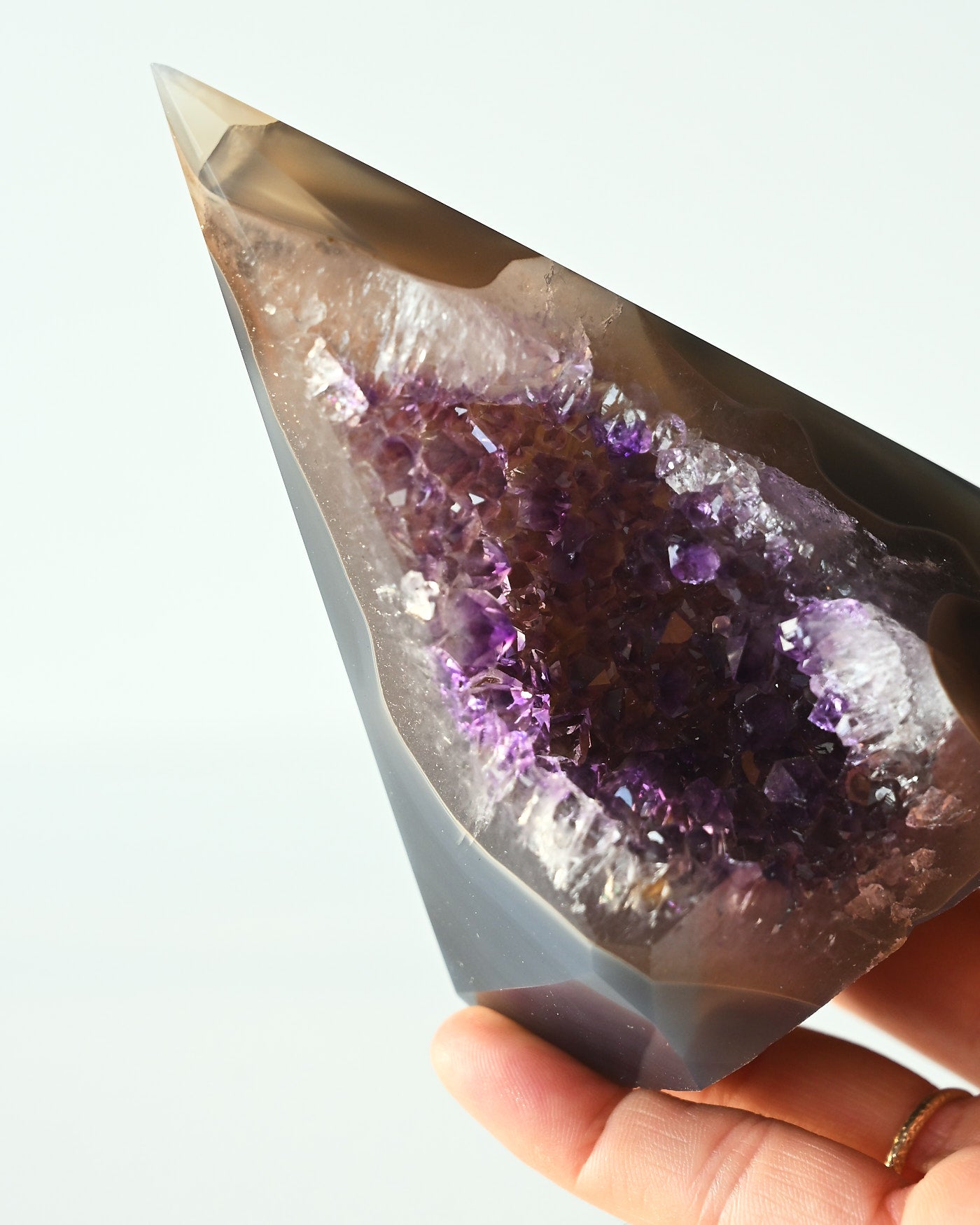 Amethyst Pyramid 398g