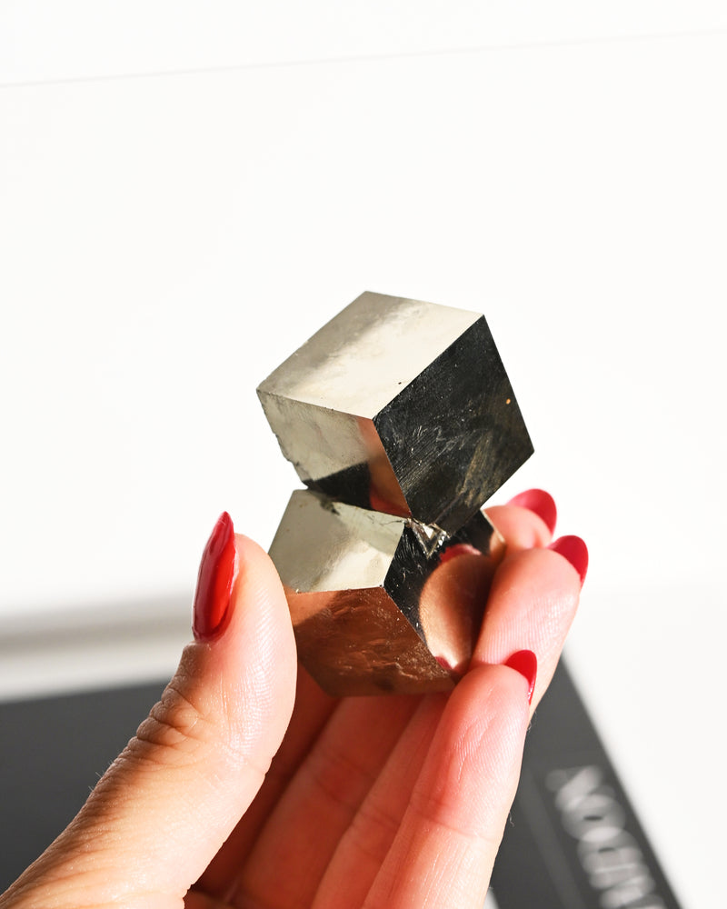 Pyrite Interlocking Cubes
