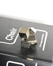 Pyrite Cluster Interlocking Cubes