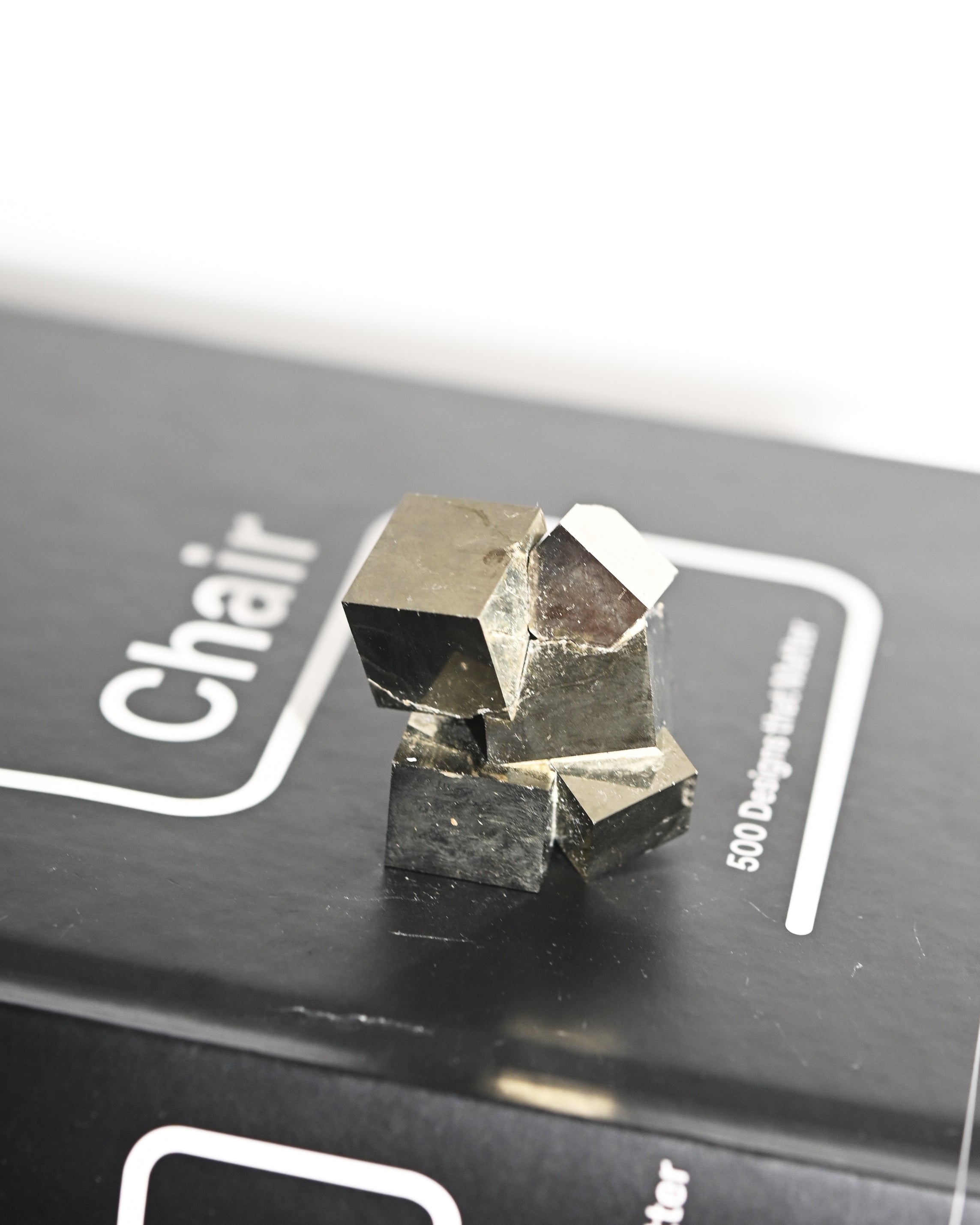 Pyrite Cluster Interlocking Cubes