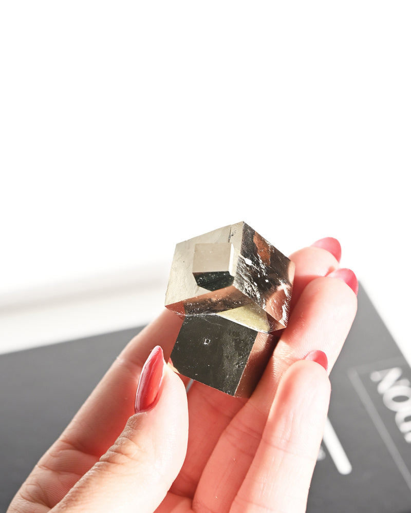 Pyrite Interlocking Cubes