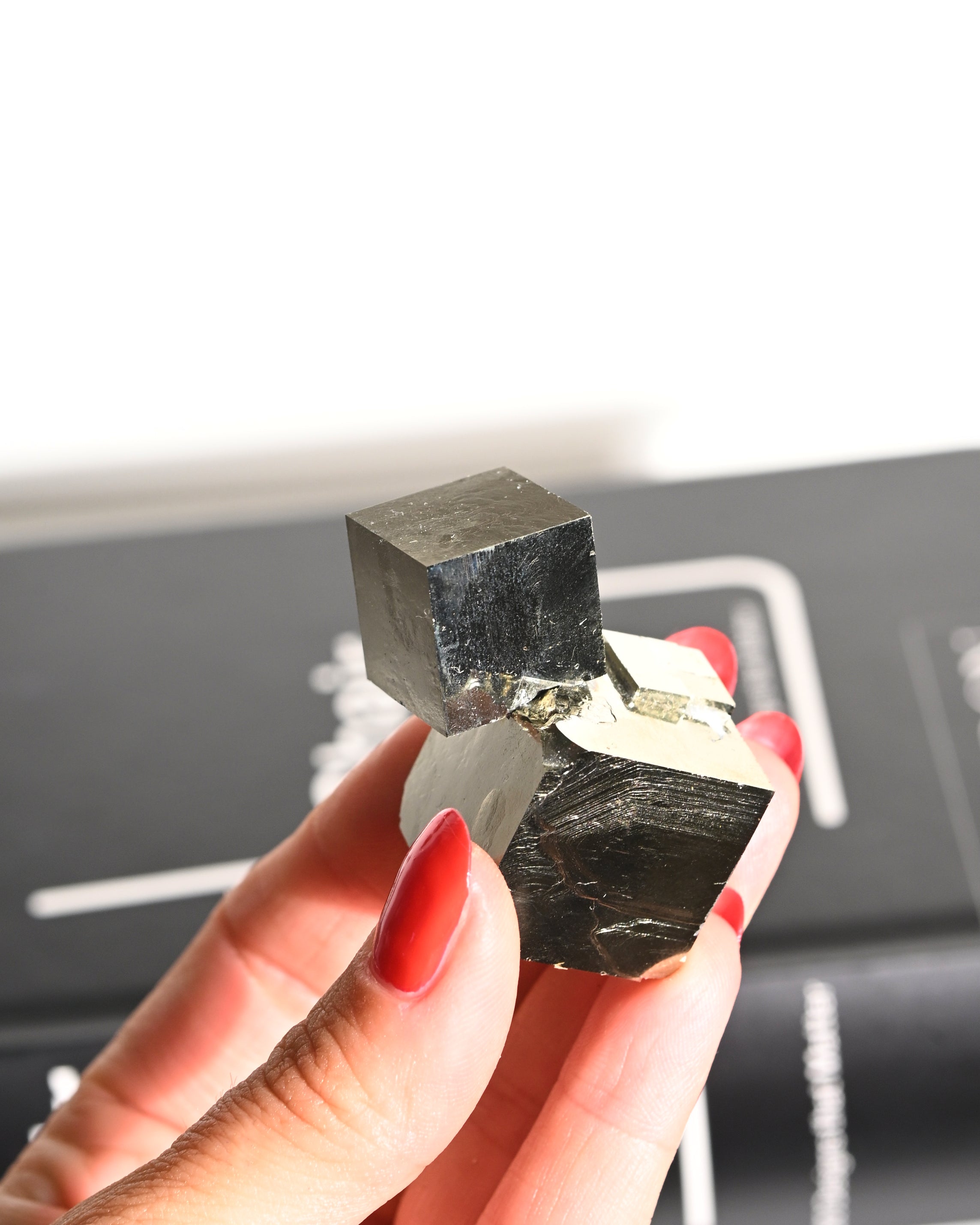 Pyrite Interlocking Cubes