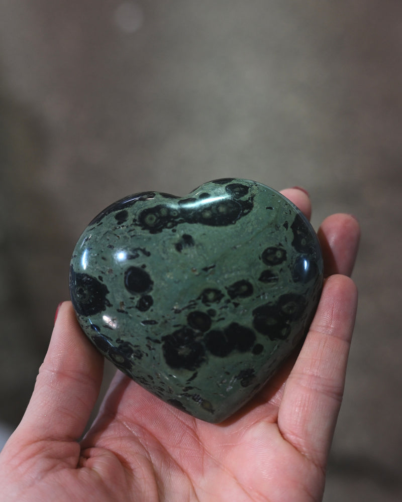 Kambaba Jasper Heart