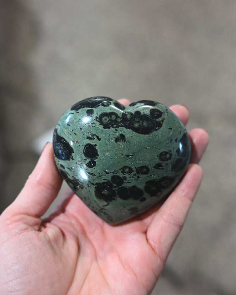 Kambaba Jasper Heart