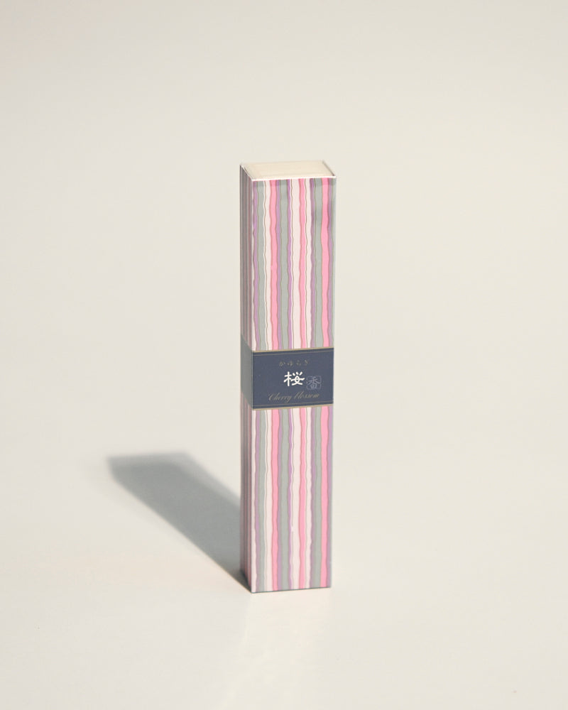 Cherry Blossom Incense w/ ceramic holder 40 Sticks