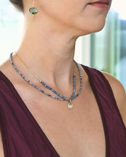 Tanzanite 3mm Necklace