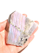 Purple Flash Labradorite Geometric 3in