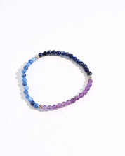 Lapis Lazuli and Amethyst Bracelet on display