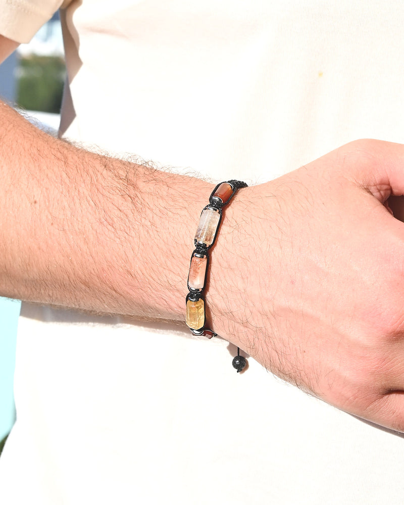 Ignite Bracelet — Carnelian, Citrine & Sunstone