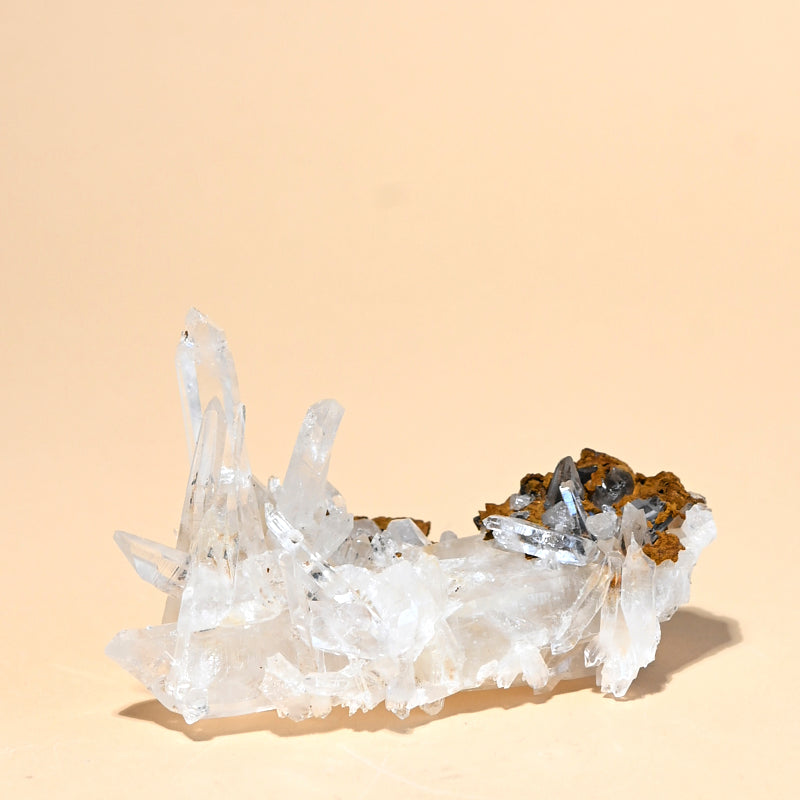 Lemurian w/ Siderite Cluster 4 inch