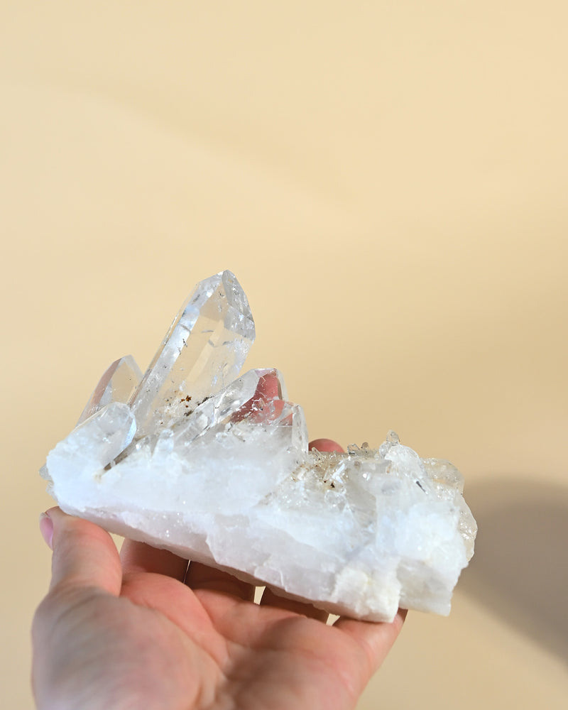 Colombian Lemurian Quartz Cluster 408g