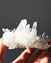 Lemurian Quartz Cluster 4in