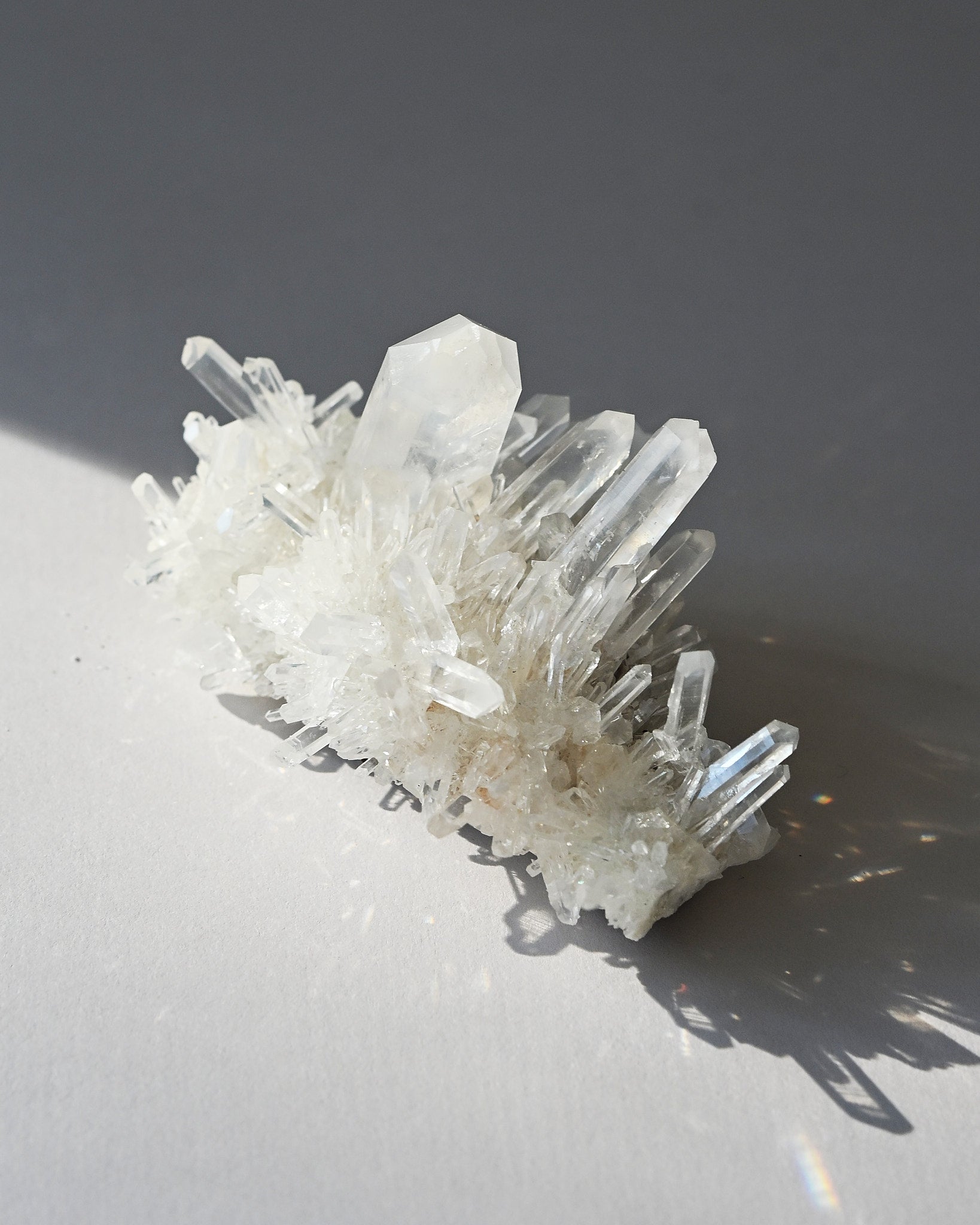 Lemurian Quartz Cluster 4in