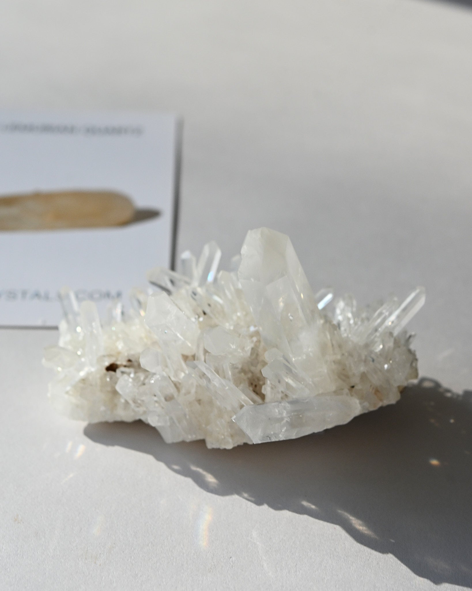 Lemurian Quartz Cluster 4in