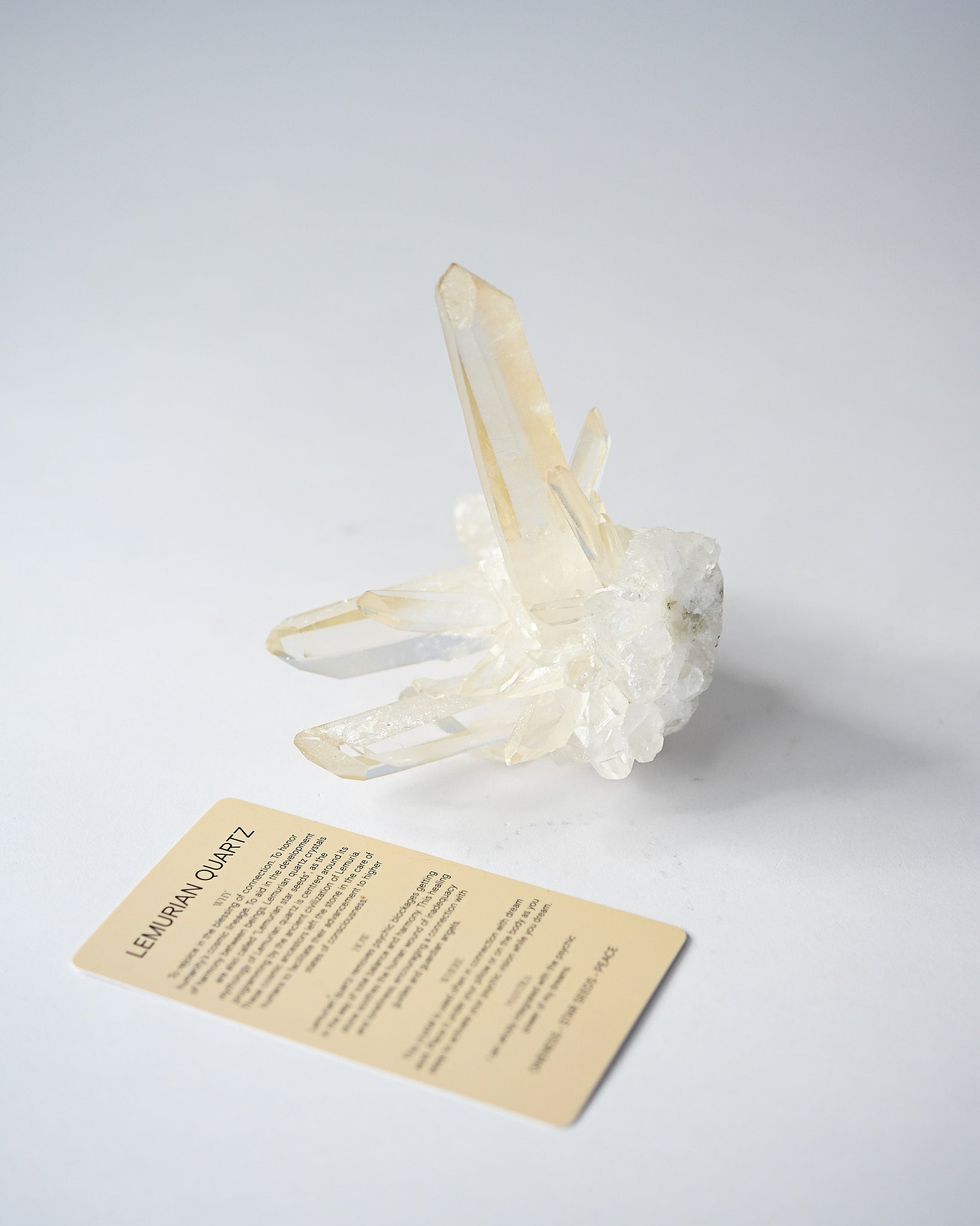 Lemurian Cluster 4in