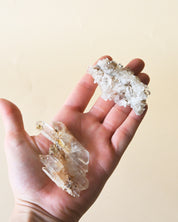 Mini Golden Lemurian Quartz Cluster