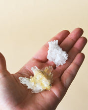 Mini Golden Lemurian Quartz Cluster