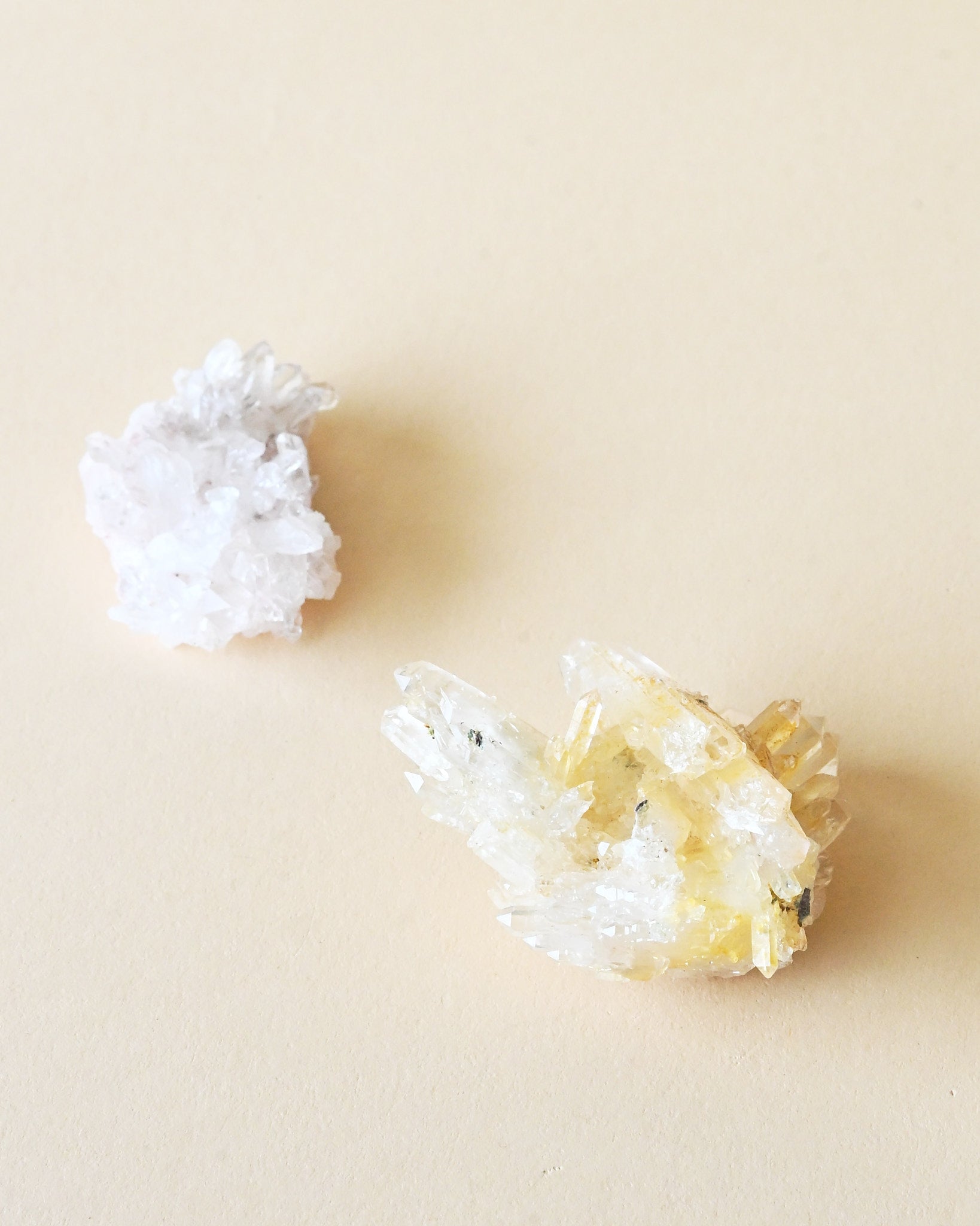 Mini Golden Lemurian Quartz Cluster