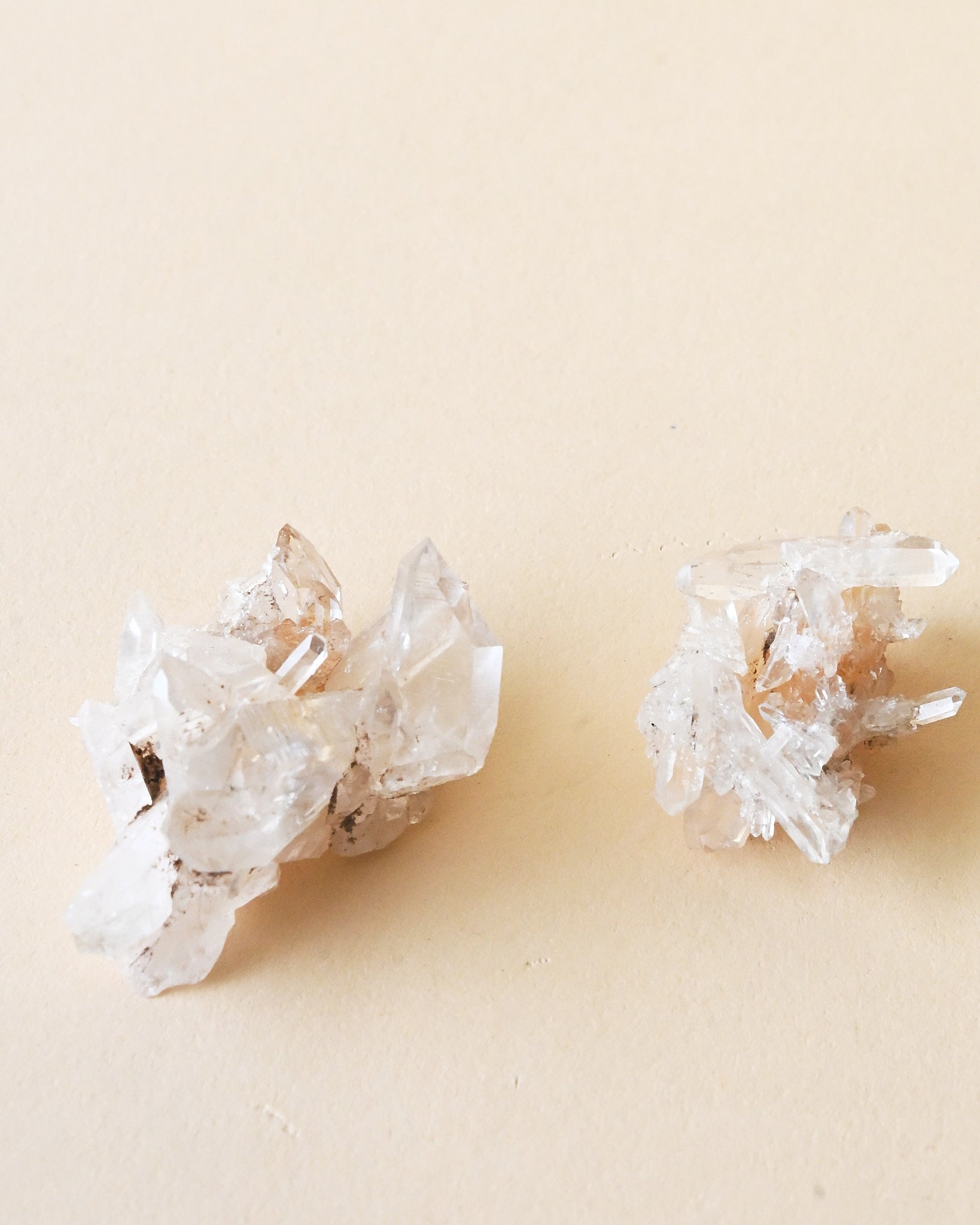 Mini Golden Lemurian Quartz Cluster