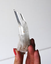 Optical Curved Lemurian Quartz 70g
