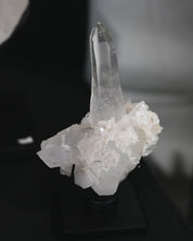 Lemurian Quartz Cluster on Stand