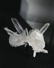 Diamantinas Quartz Cluster on Rotanting Stand