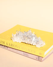 Colombian Lemurian Quartz Cluster 7in - clear quartz crystal cluster specimen view 7