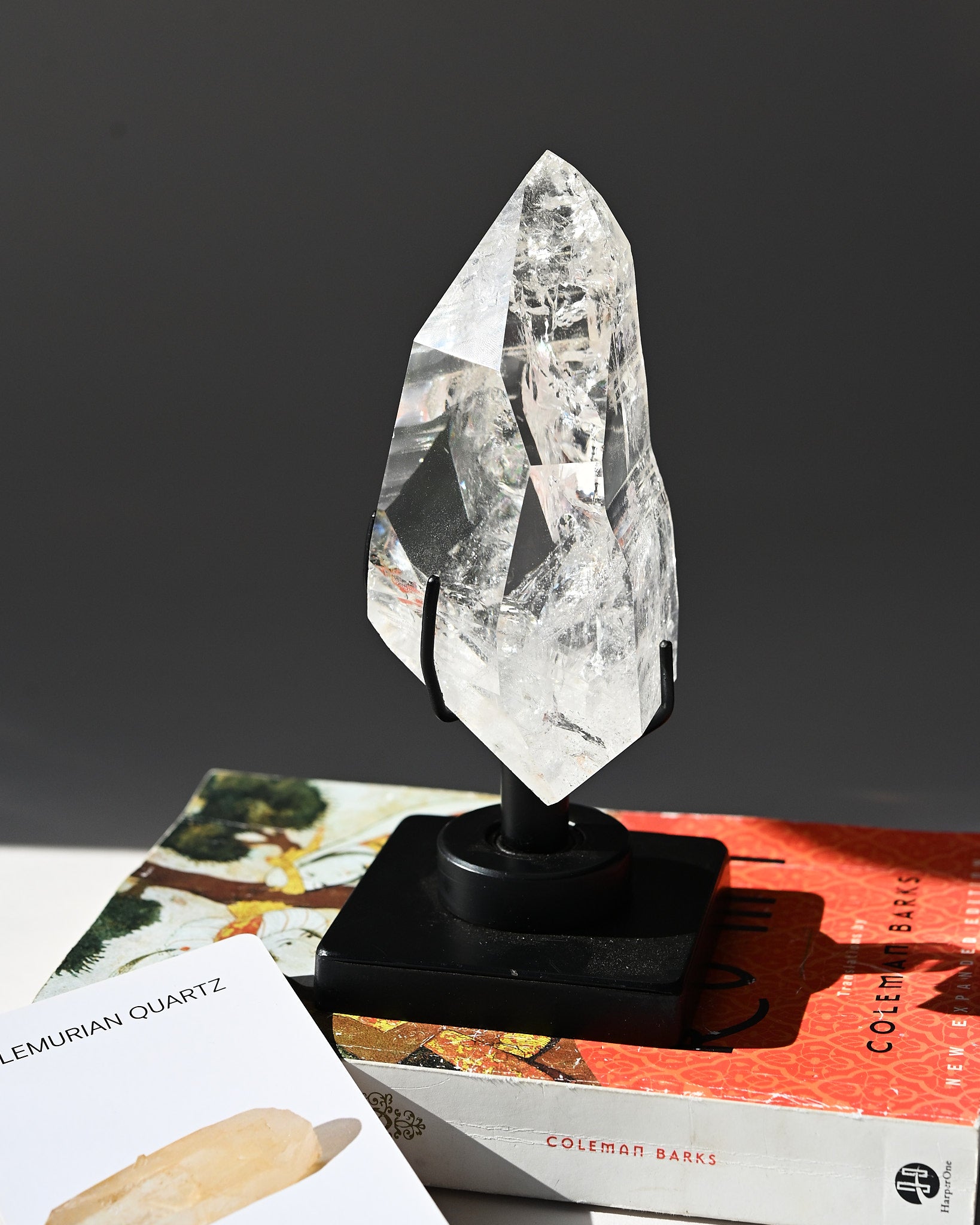 Lemurian Quartz on Stand