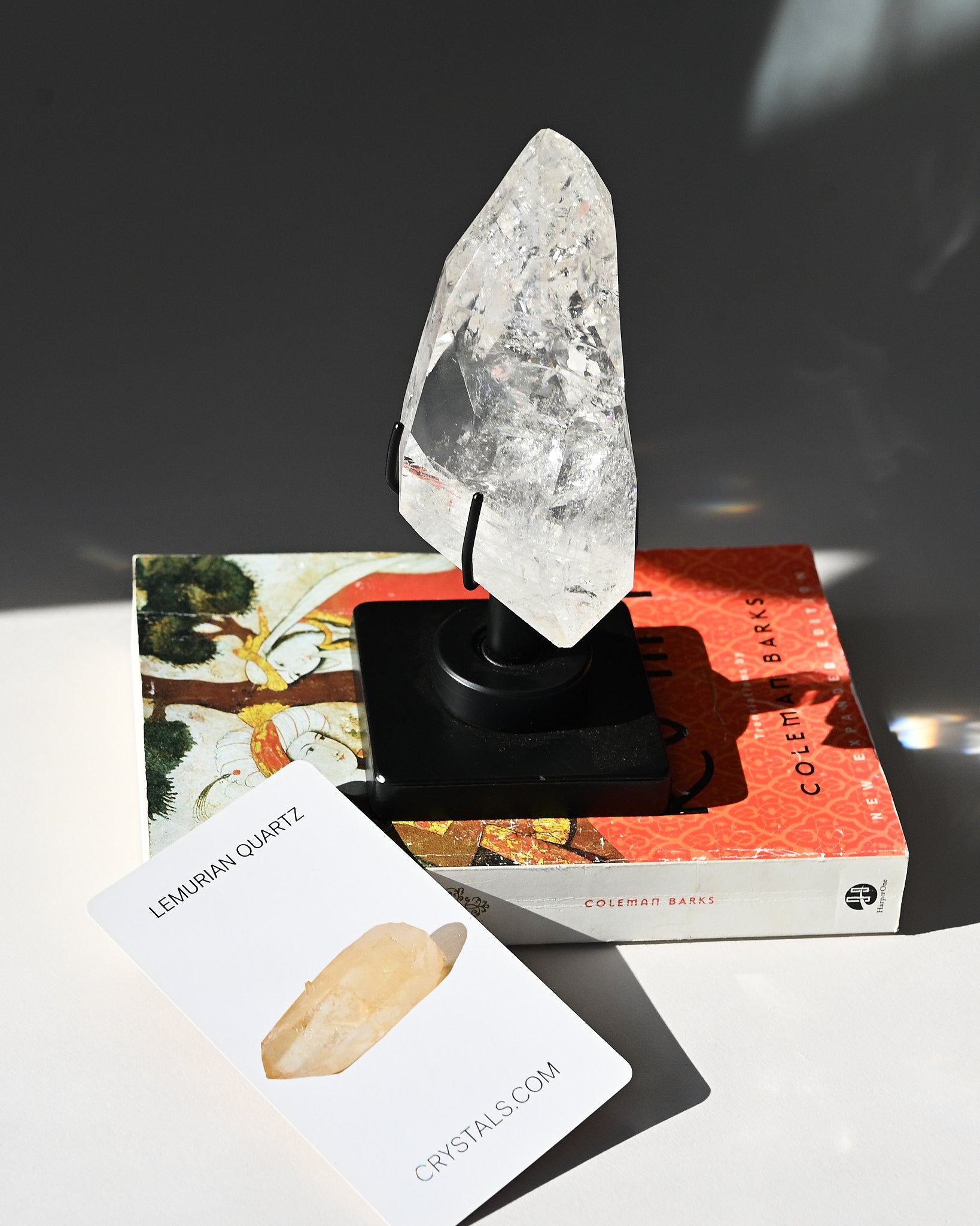 Lemurian Quartz on Stand