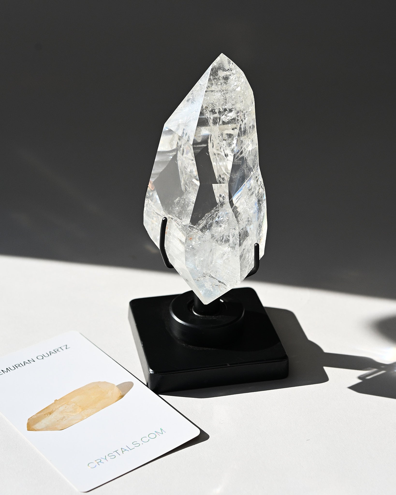 Lemurian Quartz on Stand