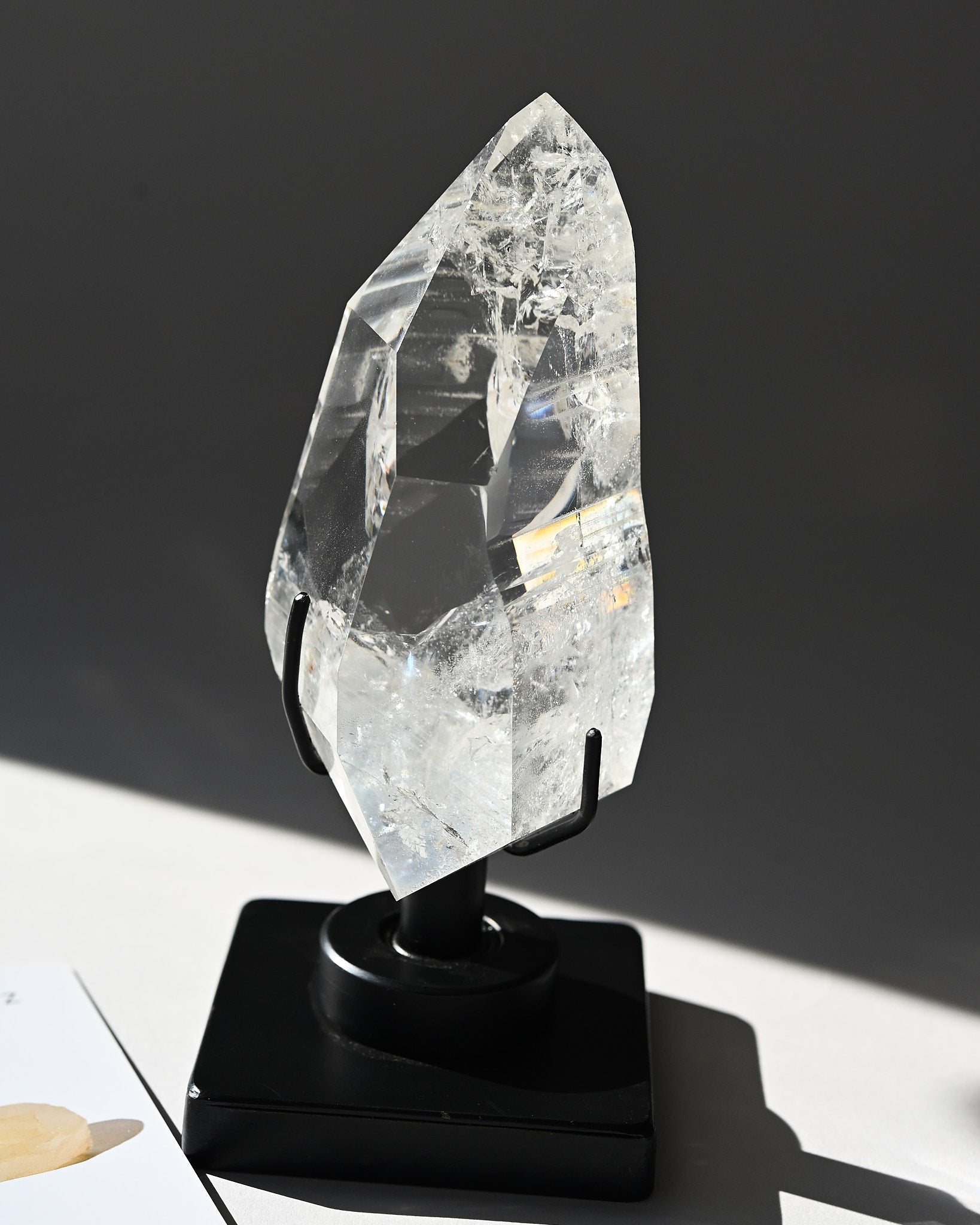 Lemurian Quartz on Stand