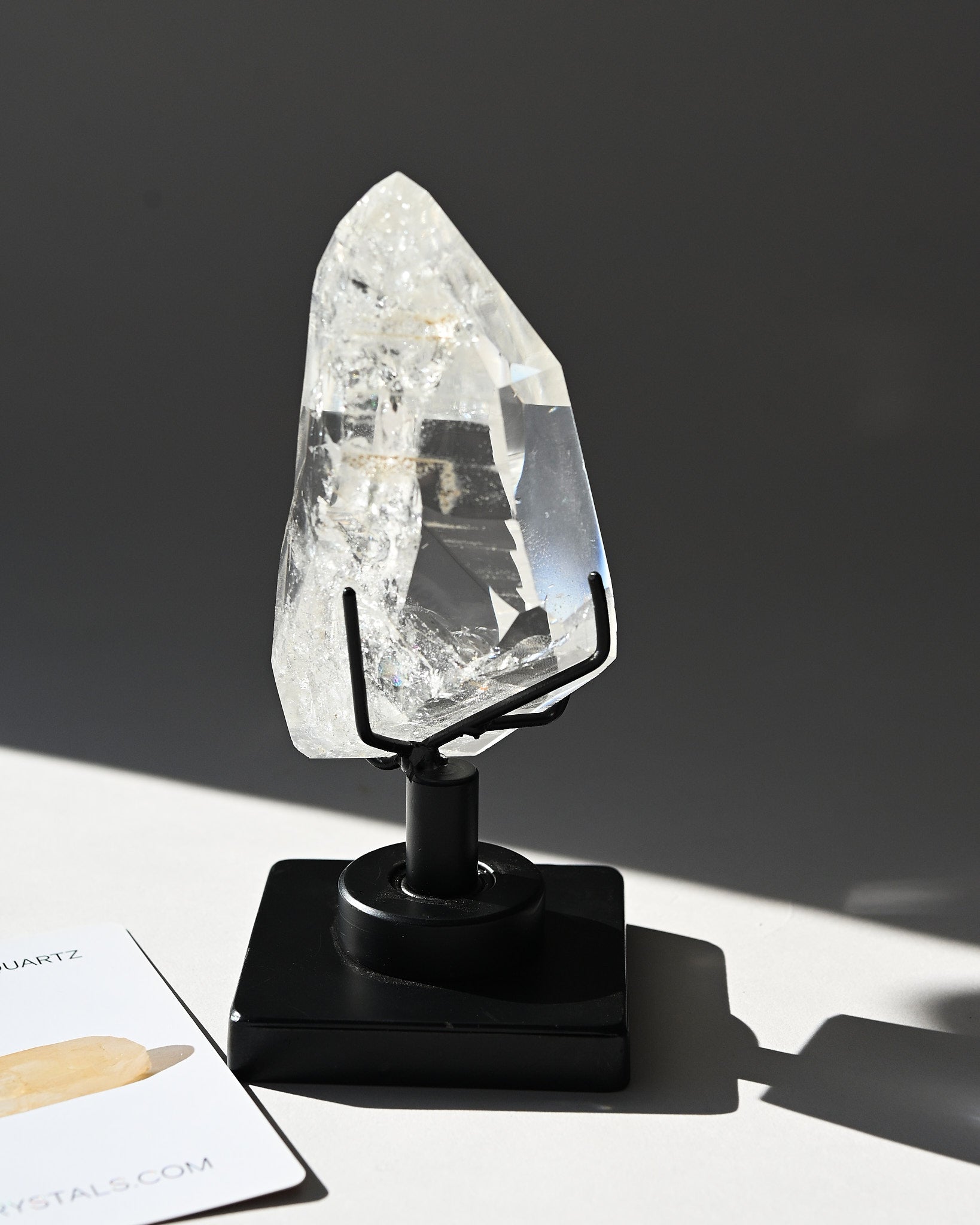 Lemurian Quartz on Stand